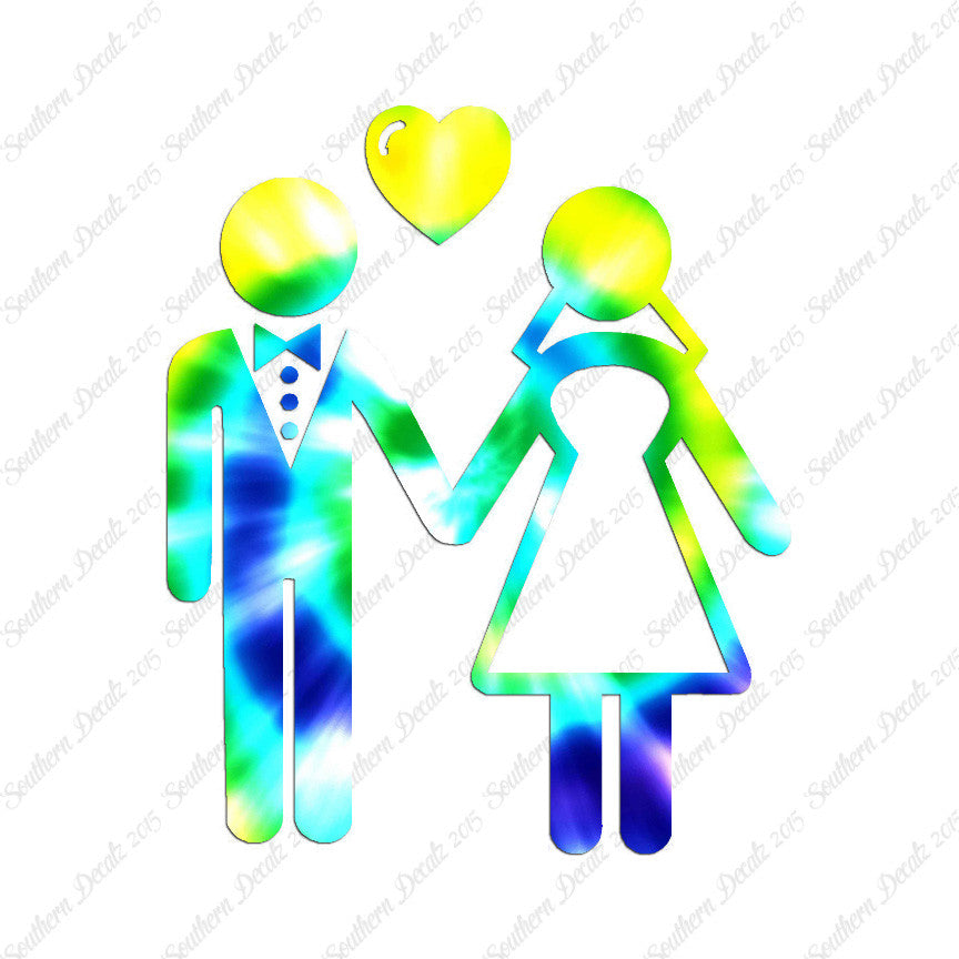 Stick Figure Bride Groom Marriage