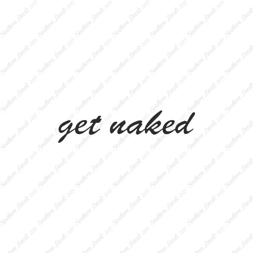 Get Naked Funny Text