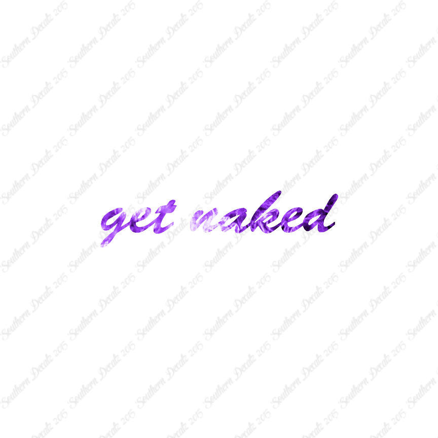 Get Naked Funny Text