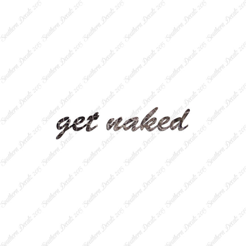 Get Naked Funny Text