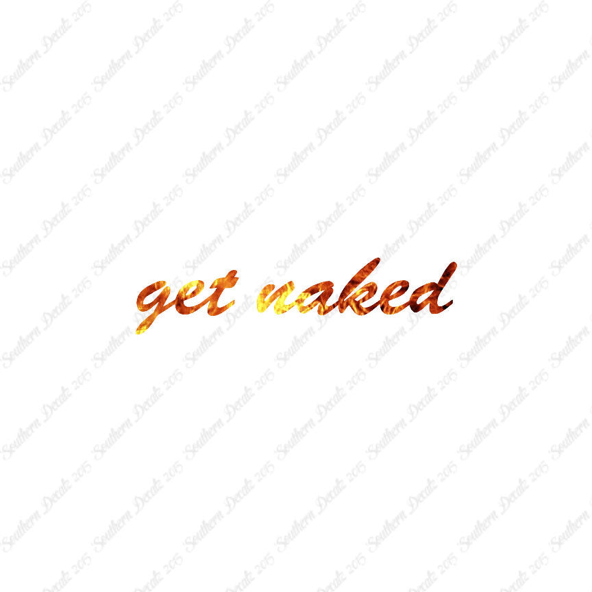 Get Naked Funny Text
