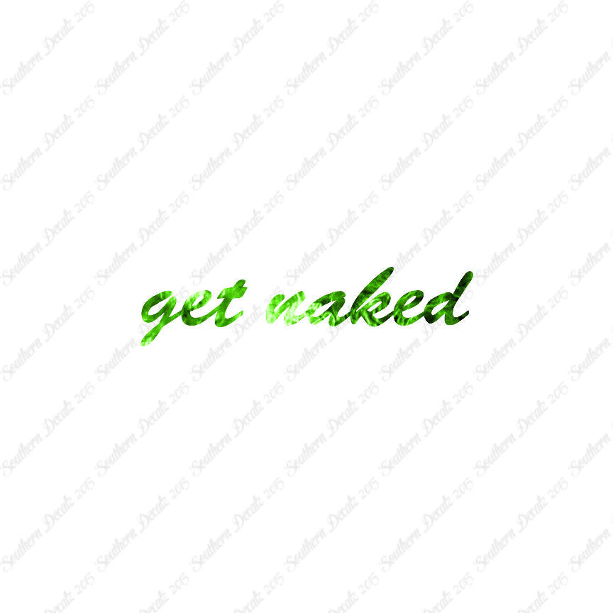 Get Naked Funny Text