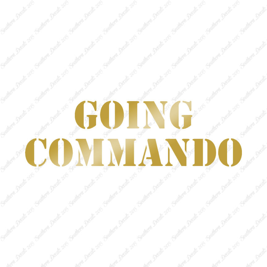 Going Commando