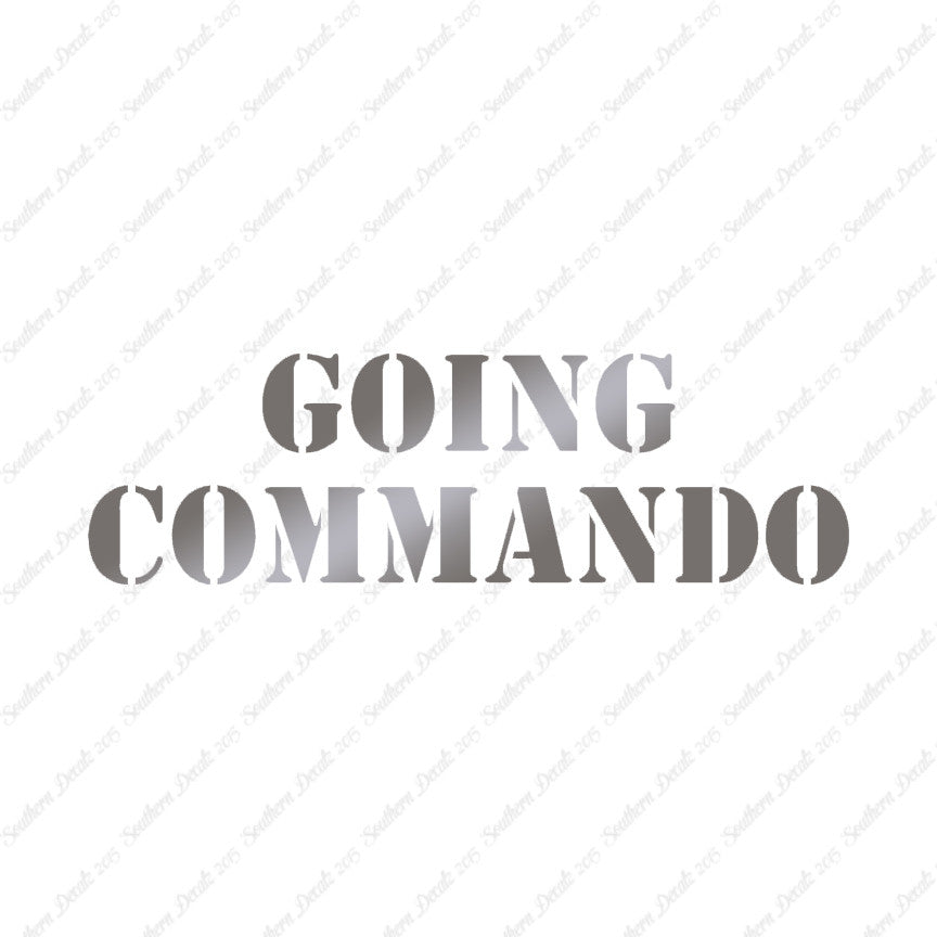 Going Commando