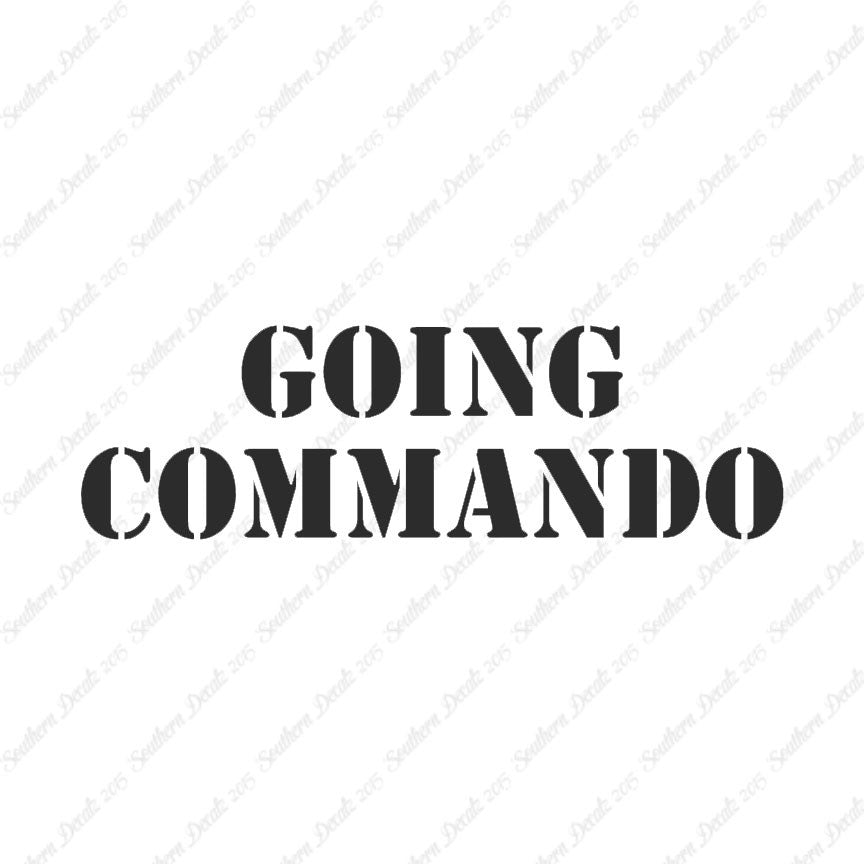 Going Commando