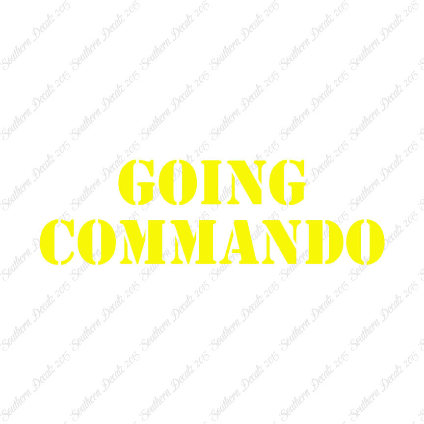 Going Commando