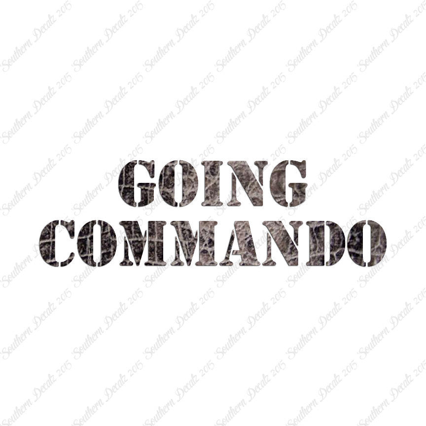 Going Commando