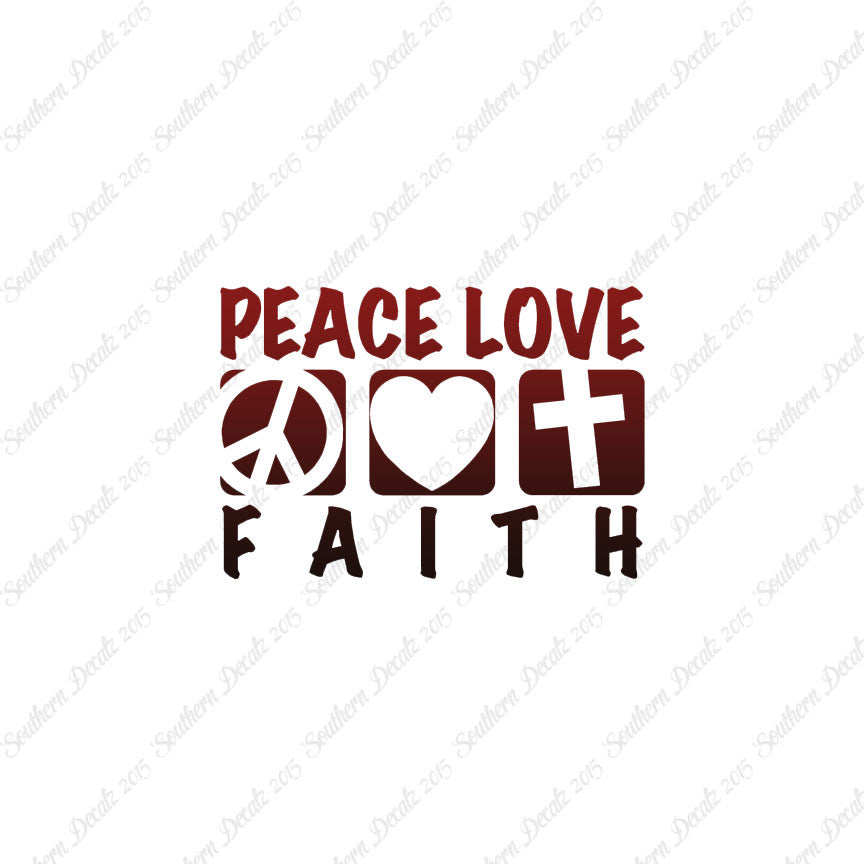 Peace Love Faith Religion