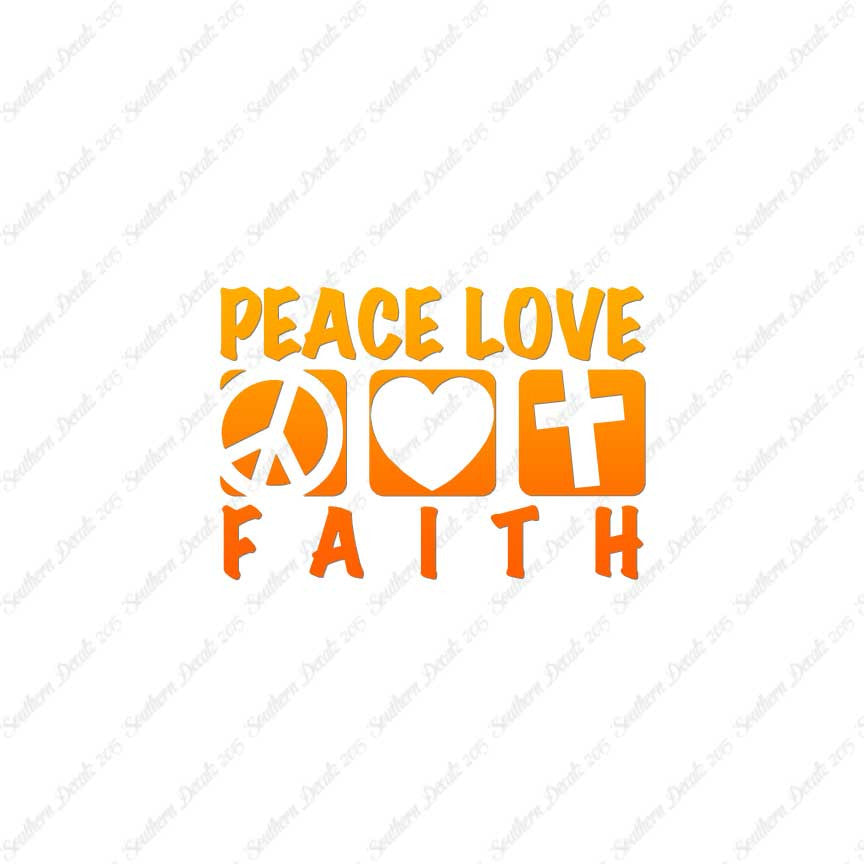 Peace Love Faith Religion