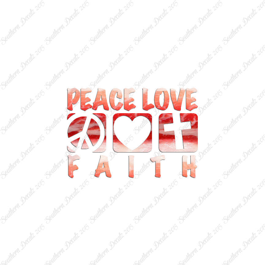 Peace Love Faith Religion