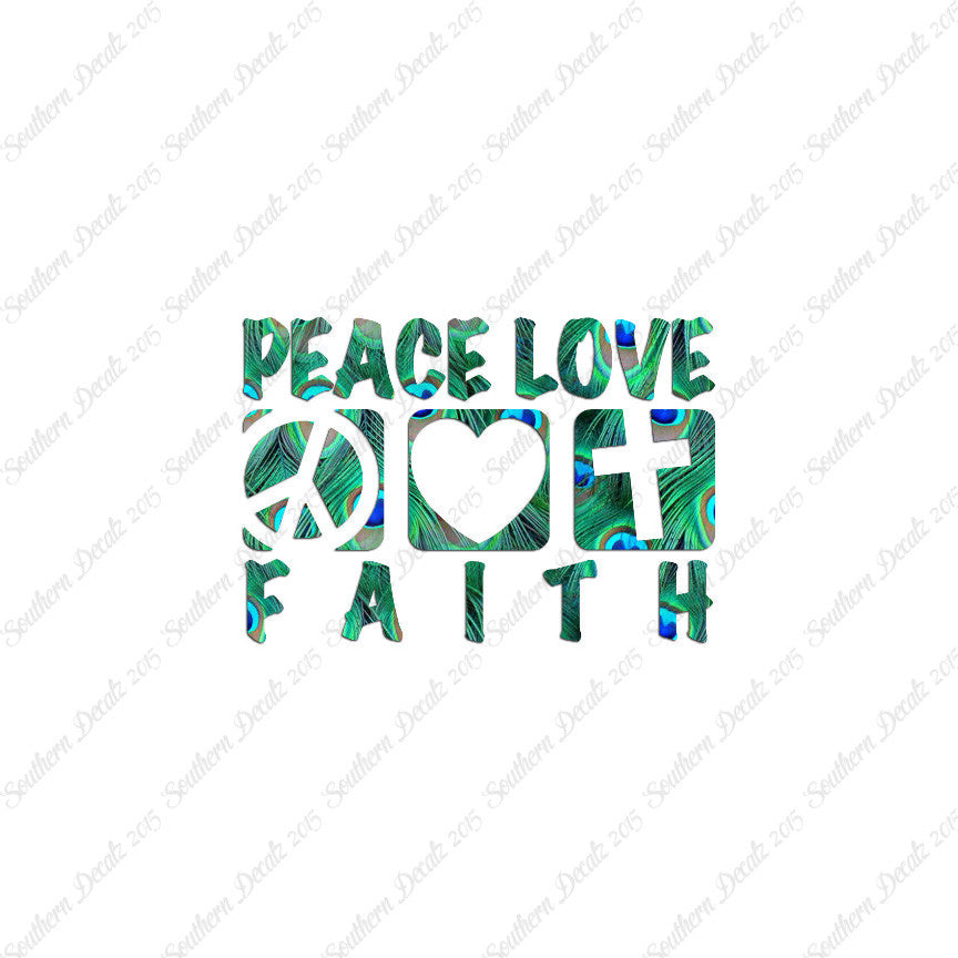 Peace Love Faith Religion