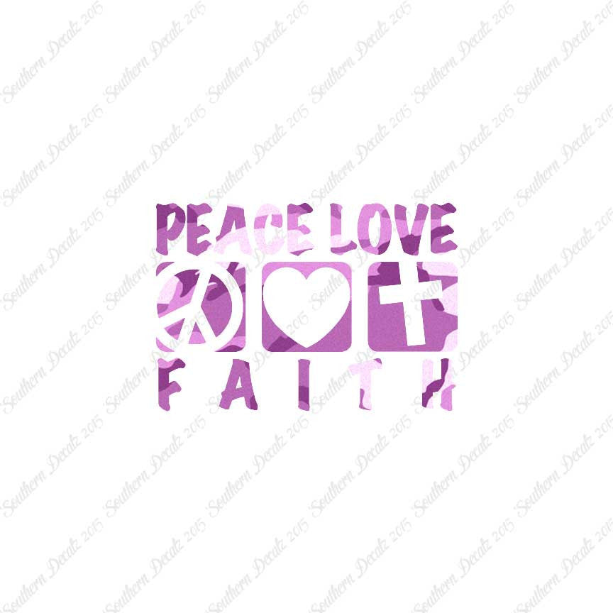 Peace Love Faith Religion