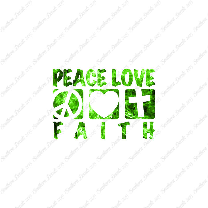 Peace Love Faith Religion