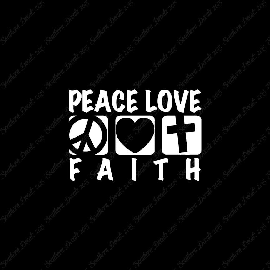 Peace Love Faith Religion