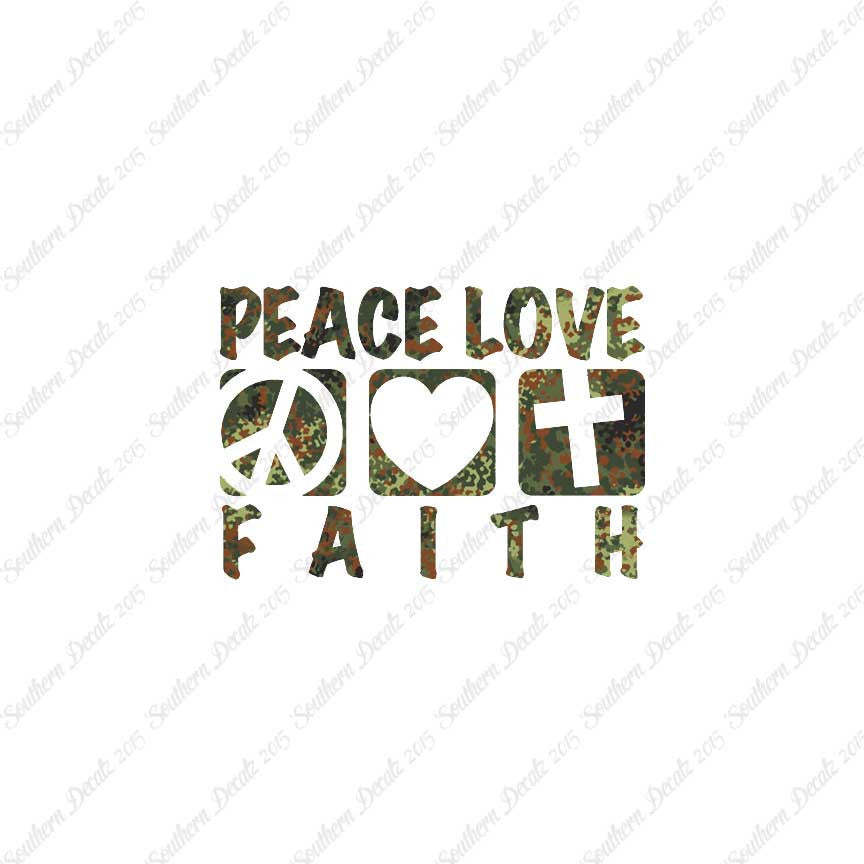 Peace Love Faith Religion