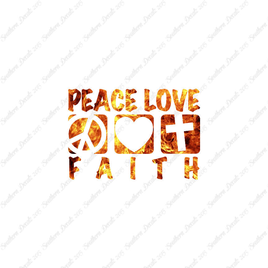 Peace Love Faith Religion