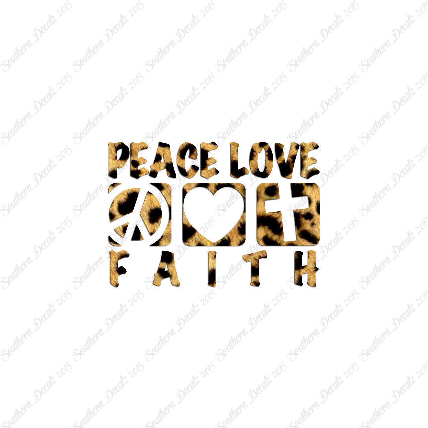 Peace Love Faith Religion