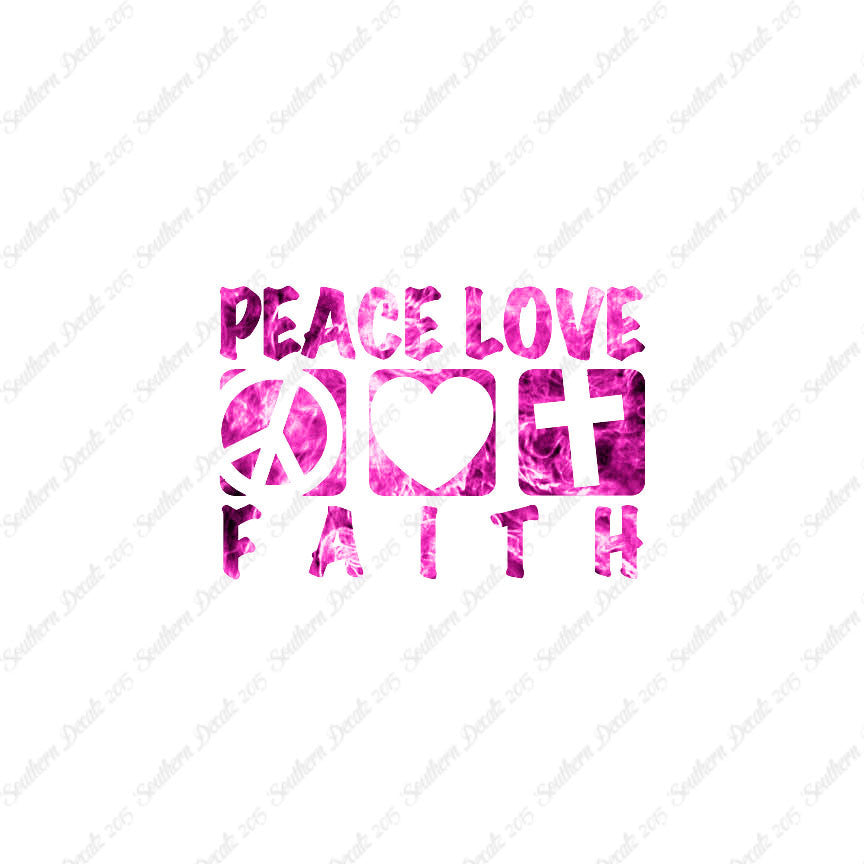 Peace Love Faith Religion