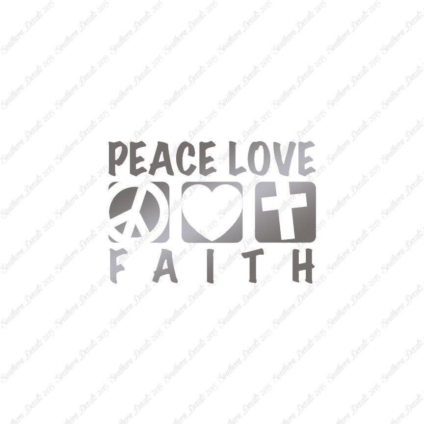Peace Love Faith Religion