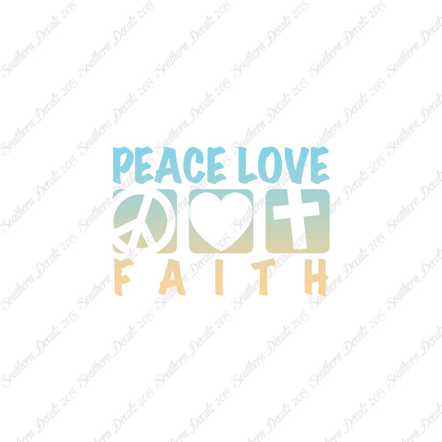 Peace Love Faith Religion