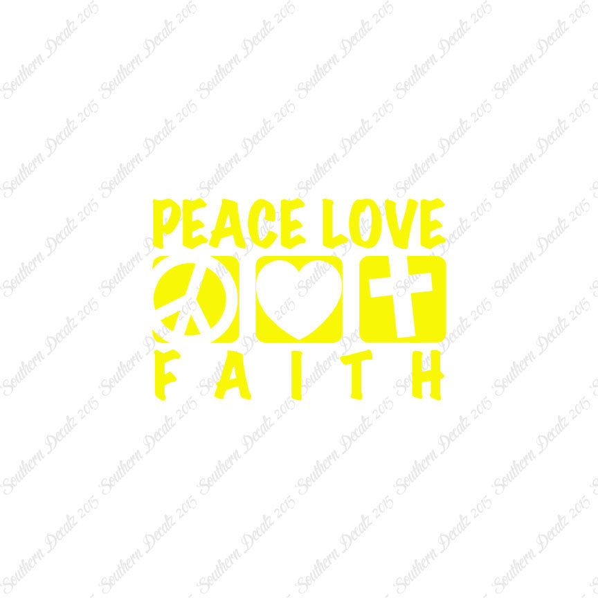 Peace Love Faith Religion