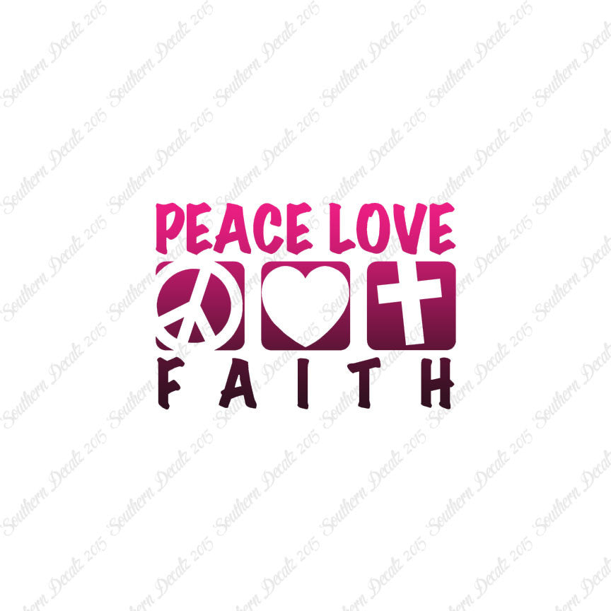 Peace Love Faith Religion