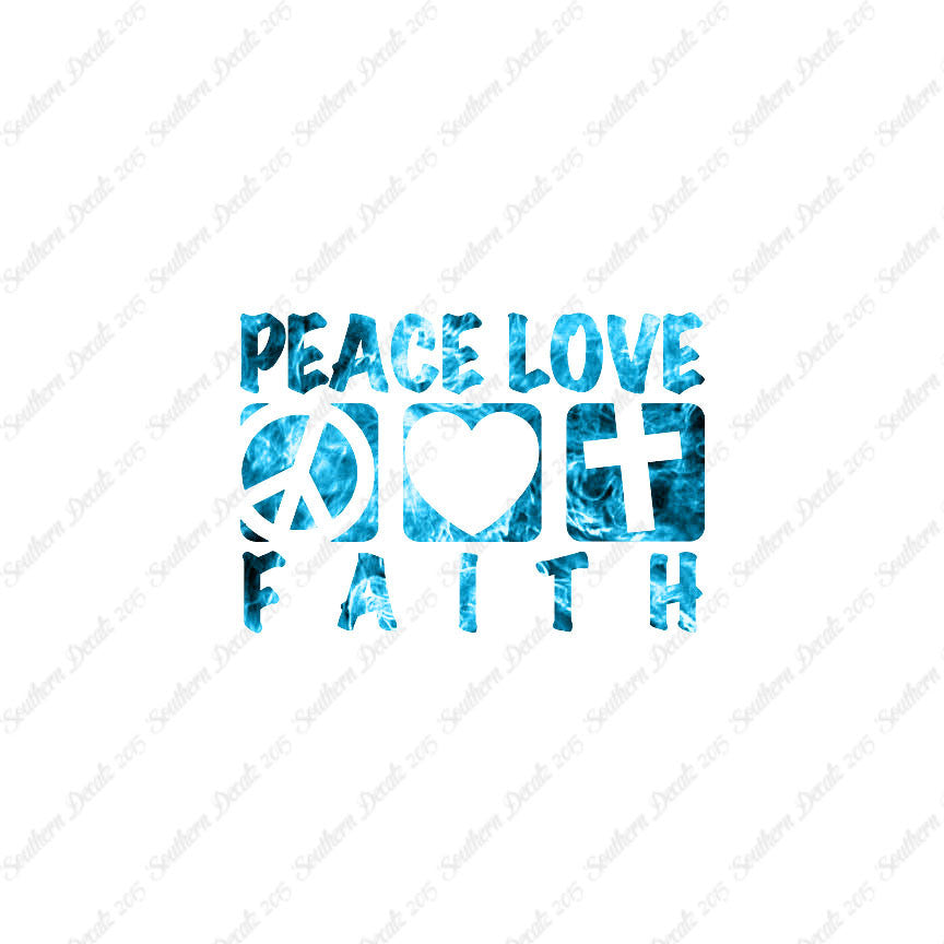 Peace Love Faith Religion