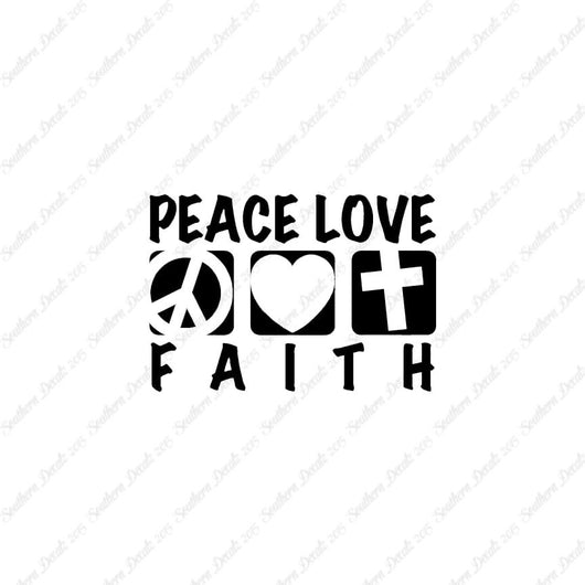 Peace Love Faith Religion