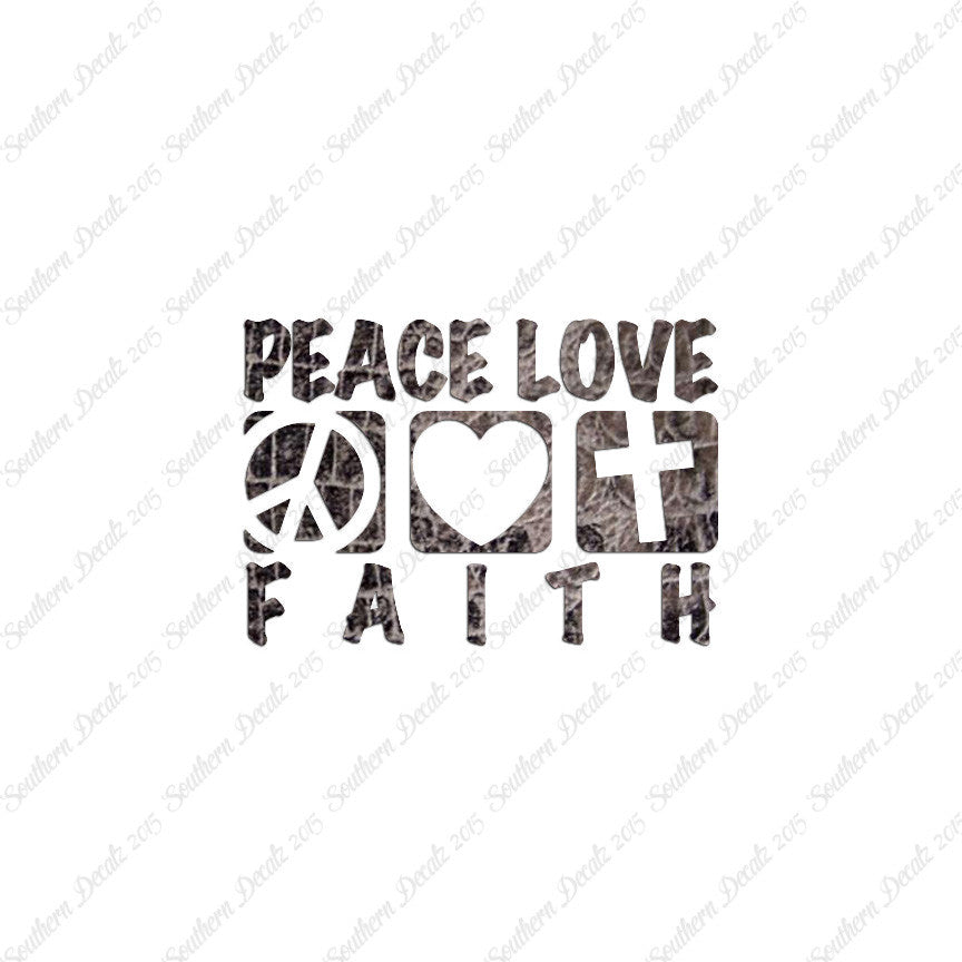 Peace Love Faith Religion