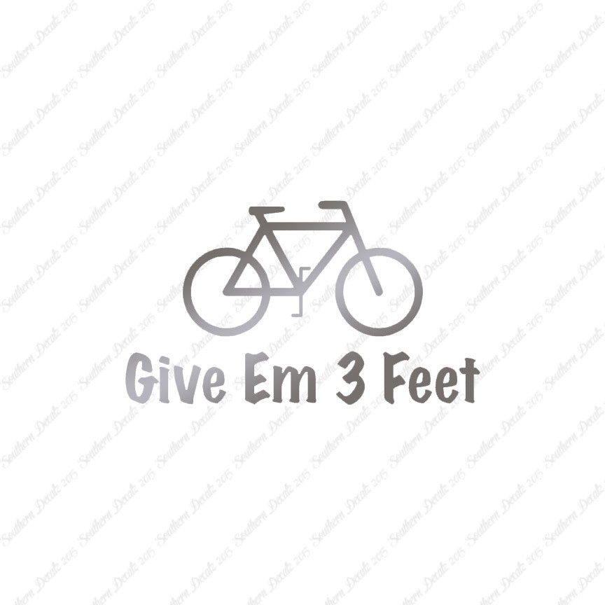 Give Em 3 Feet Bike Bicycle