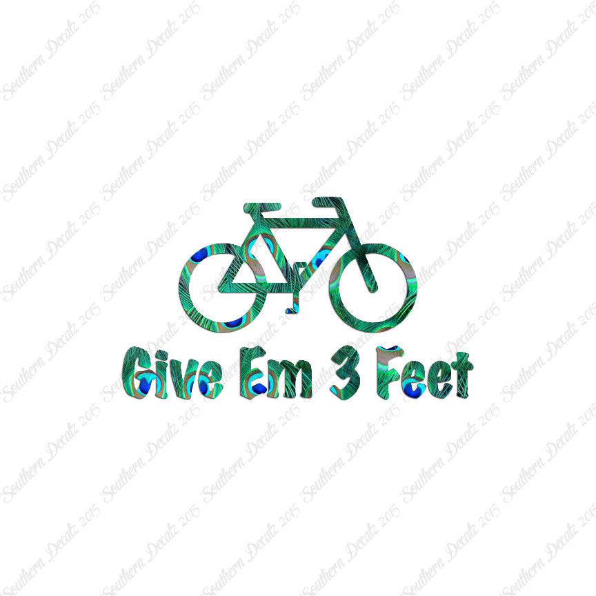 Give Em 3 Feet Bike Bicycle