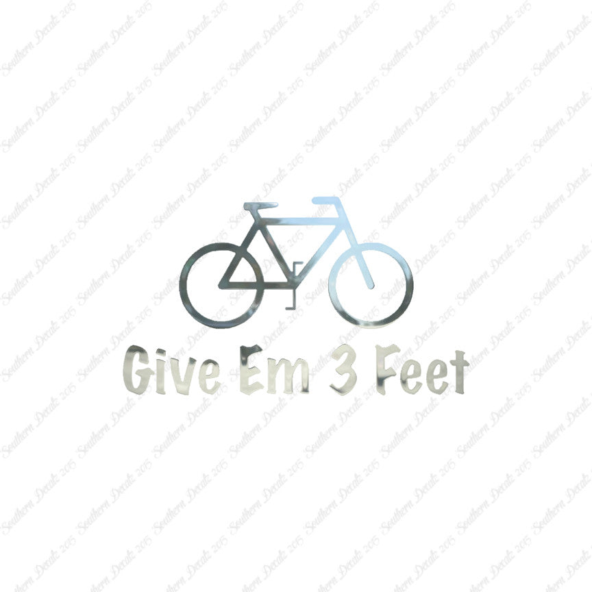 Give Em 3 Feet Bike Bicycle