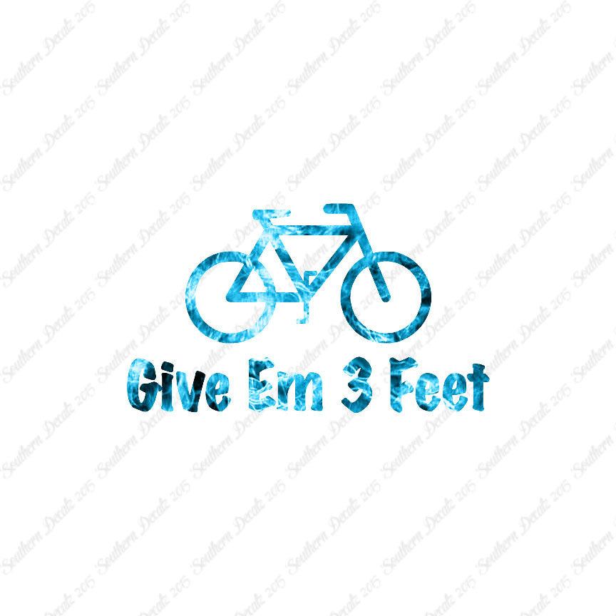Give Em 3 Feet Bike Bicycle