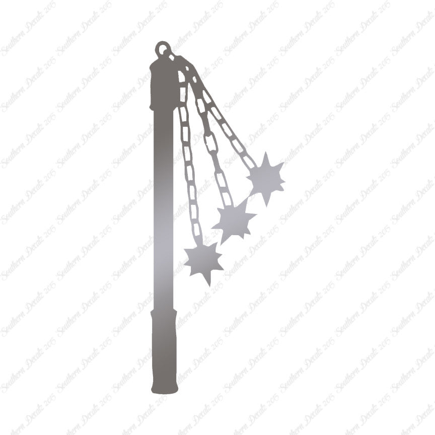 Tri Headed Flail Medieval Mace