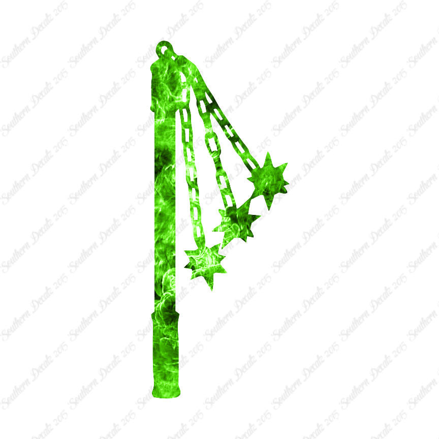 Tri Headed Flail Medieval Mace