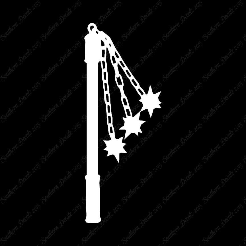 Tri Headed Flail Medieval Mace