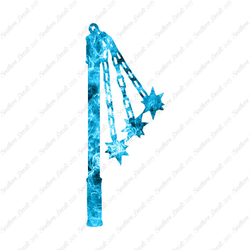 Tri Headed Flail Medieval Mace