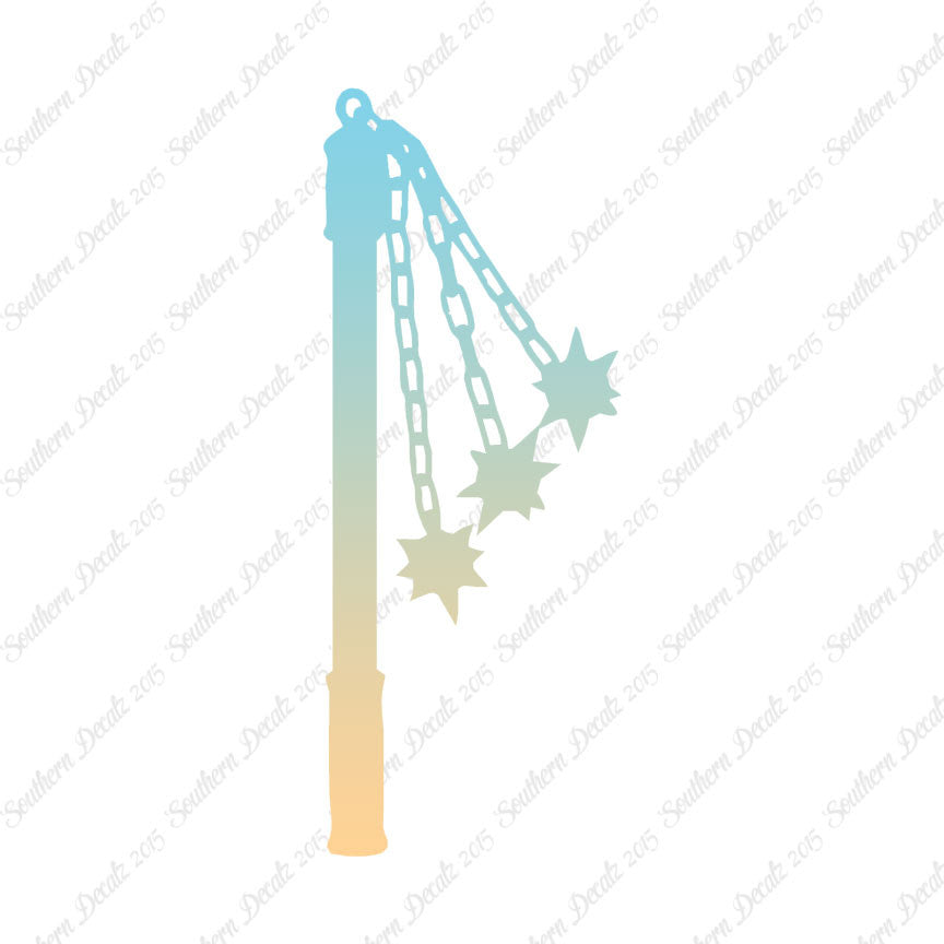 Tri Headed Flail Medieval Mace