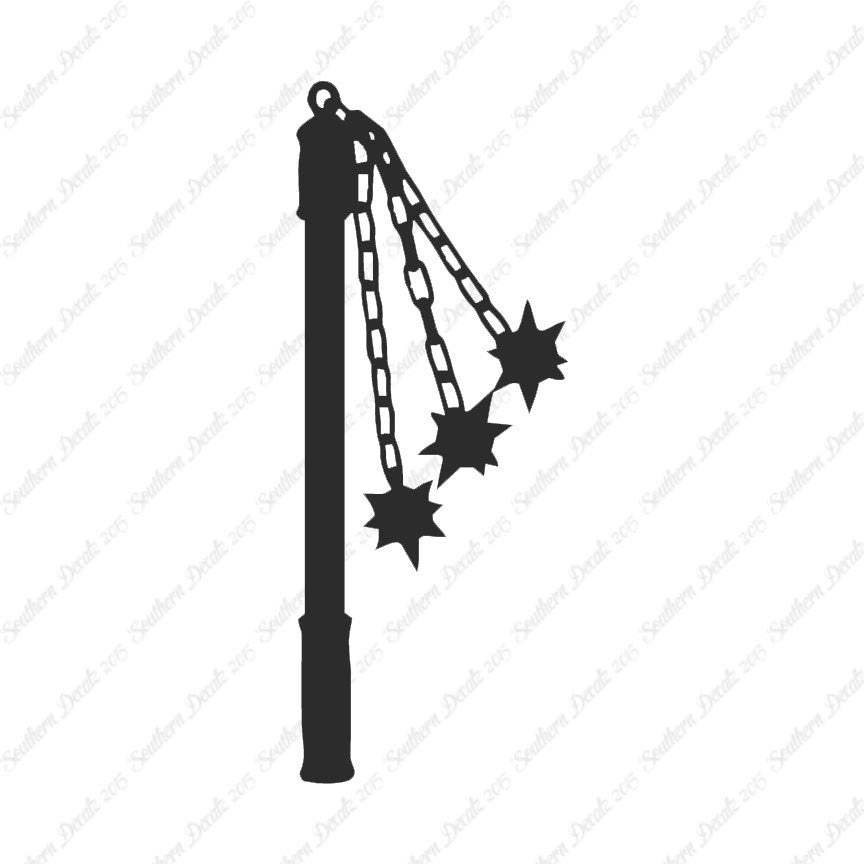 Tri Headed Flail Medieval Mace
