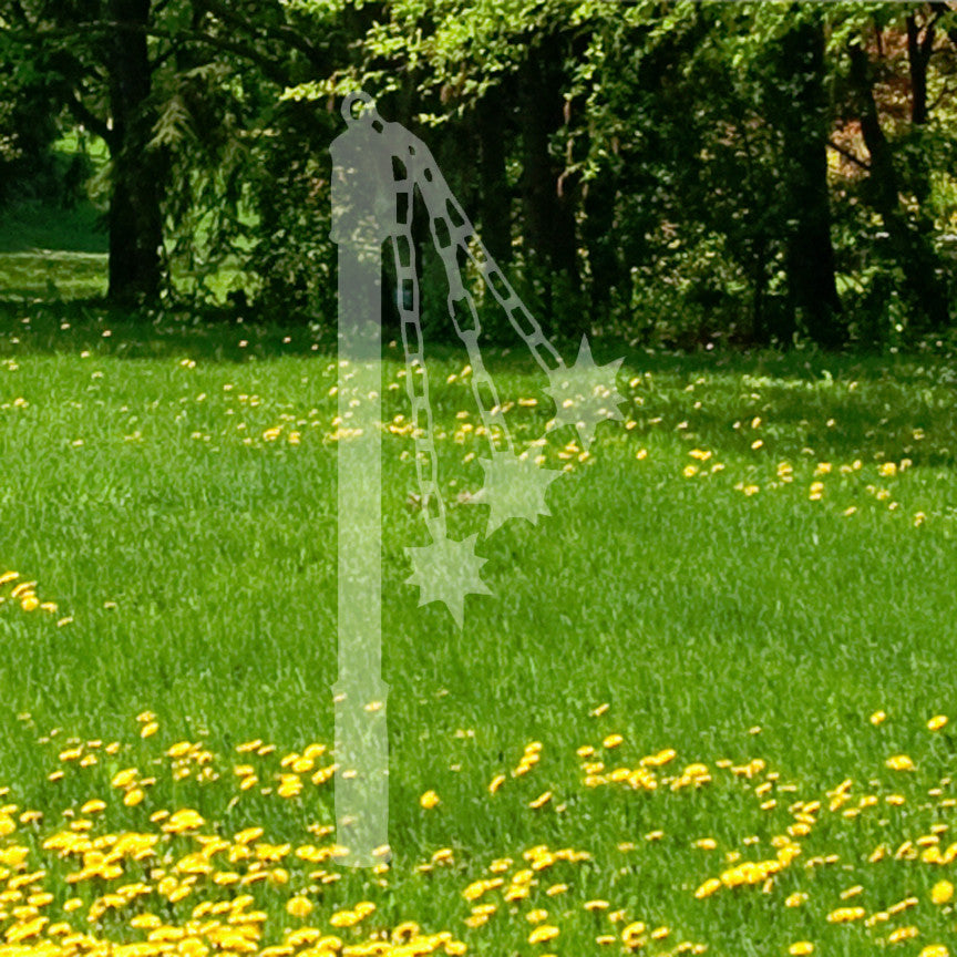 Tri Headed Flail Medieval Mace