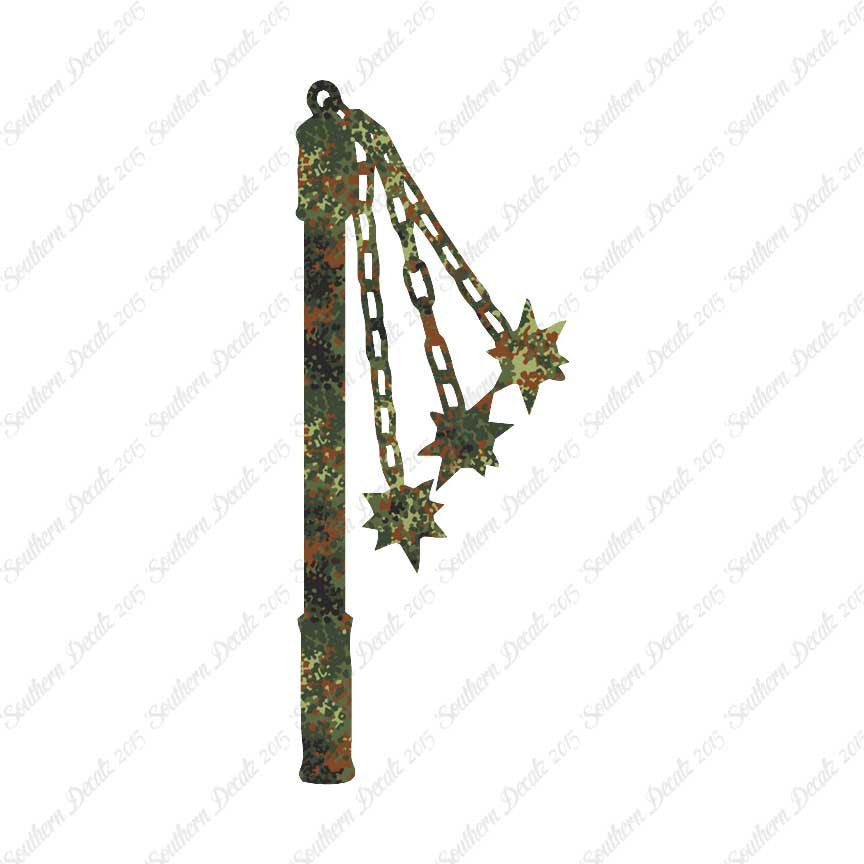 Tri Headed Flail Medieval Mace