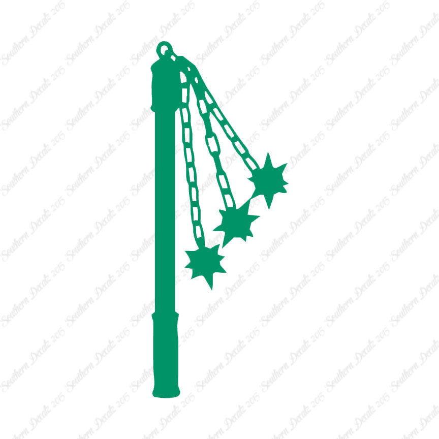 Tri Headed Flail Medieval Mace