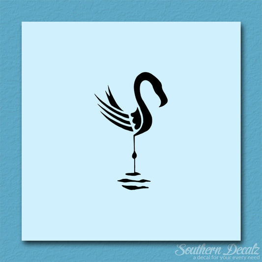 Tribal Flamingo Bird