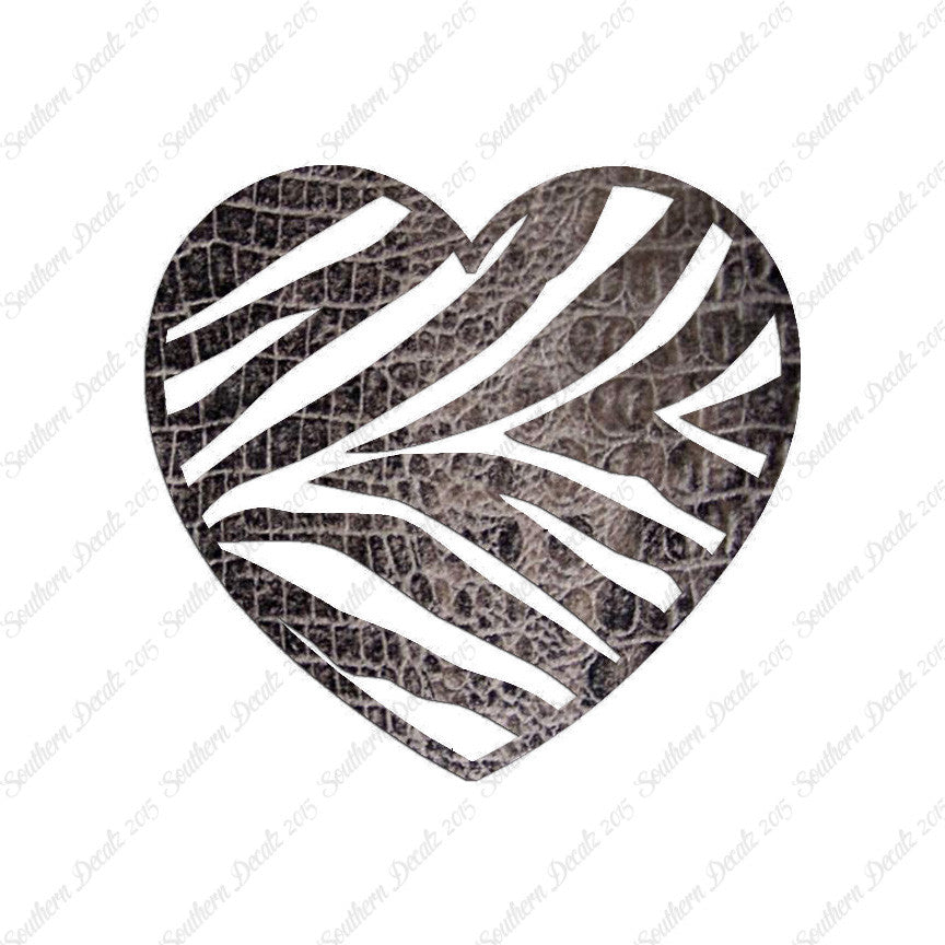 Zebra Print Heart