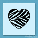 Zebra Print Heart