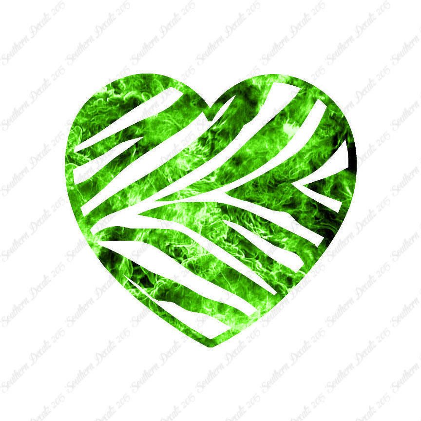 Zebra Print Heart
