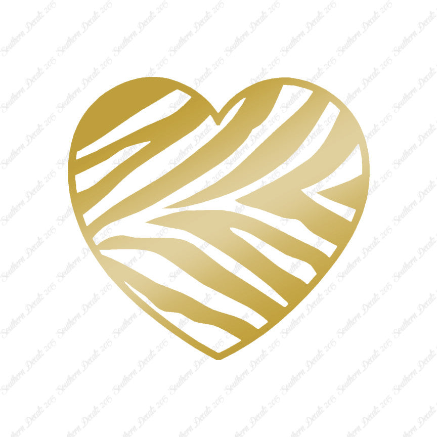 Zebra Print Heart