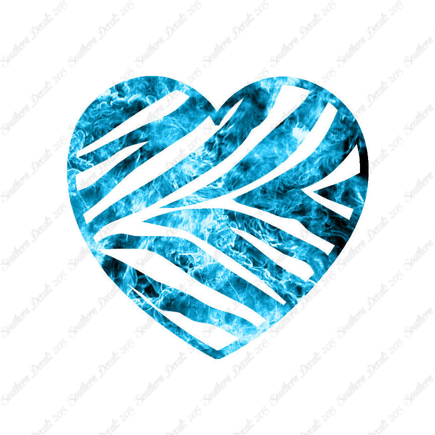 Zebra Print Heart
