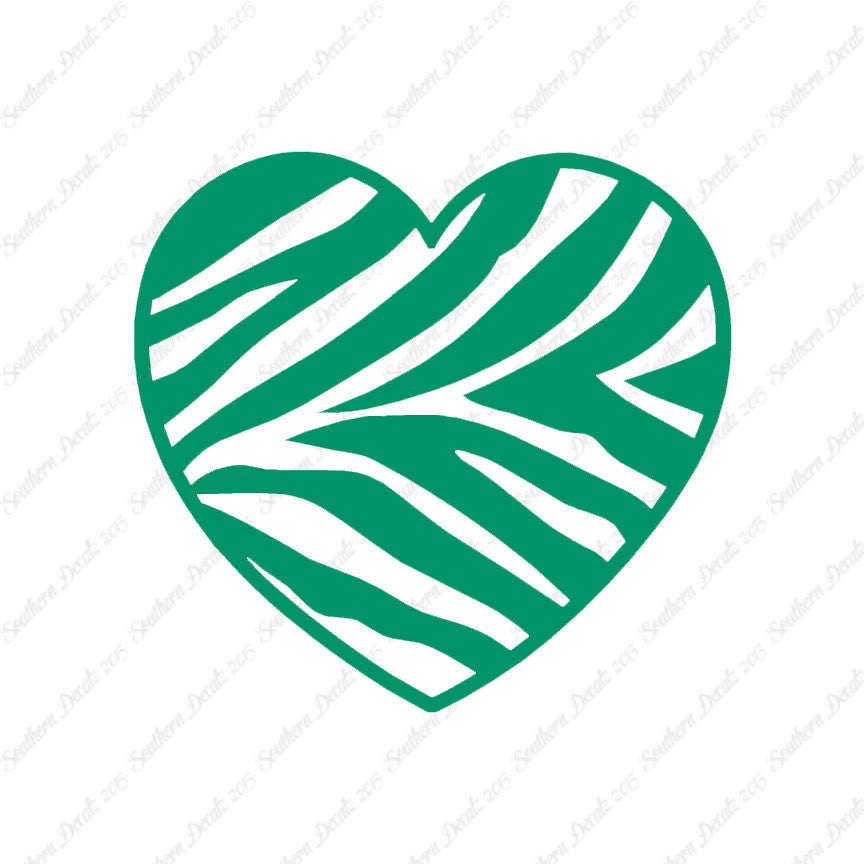 Zebra Print Heart