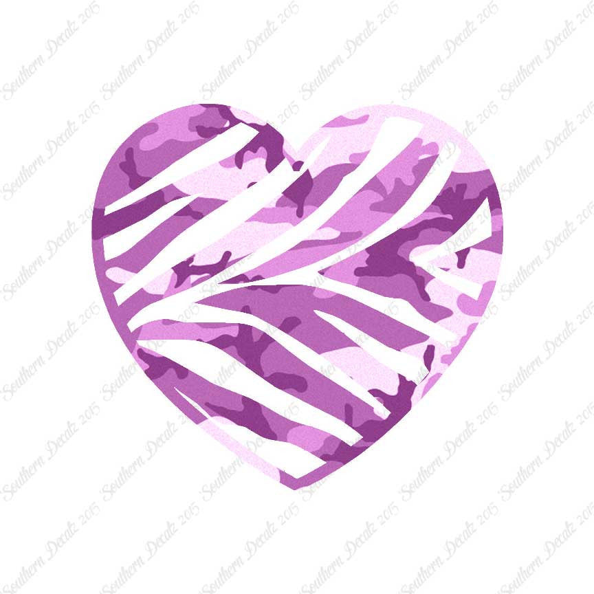 Zebra Print Heart